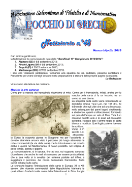n. 48 Anno 2013 - Associazione Salernitana di Filatelia e di