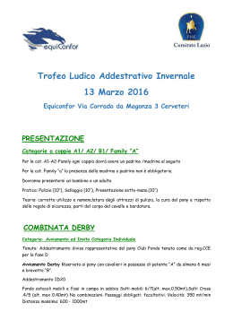 Trofeo Ludico Addestrativo Invernale 13 Marzo 2016