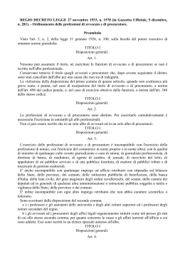 Regio Decreto Legge del 27.11.1933 n. 1578