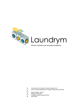 Servizio interattivo per lavanderie pubbliche - Interaction