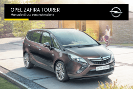 Opel Zafira Tourer Manuale di uso e manutenzione