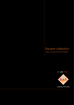 Square collection - DAS RADIATEURS