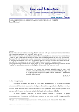 ISLL Papers - Essays - Italian Society for Law and Literature