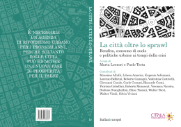 La città oltre lo sprawl - Fondazione Italianieuropei