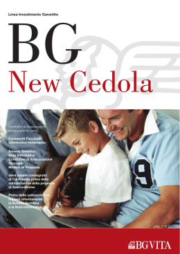 BG New Cedola in vigore dal 01-01-2009 al 31-12-2010