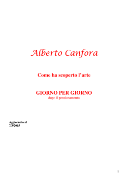 Alberto Canfora - Circolo IP LA C.