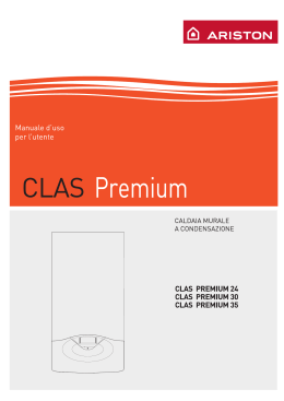 ARISTON Manuale uso utente Clas Premium
