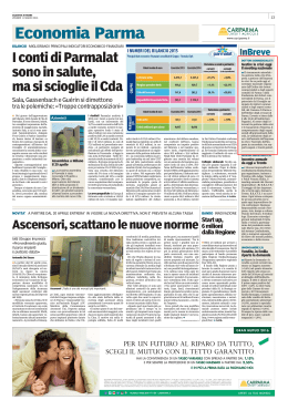 11/03/2016 La Gazzetta di Parma