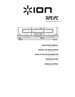 Tape2PC Quickstart Guide - V1.3