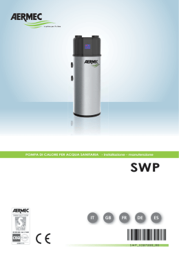 Air-water high temperature heat pump Aermec SWP Installation