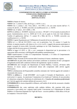 DSP/CILA/51/2015 - Università degli Studi di Napoli Federico II