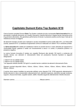 Capitolato Dumont Extra Top System 8/10