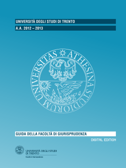 Guida di Giurisprudenza - AA. 2012-2013