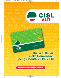 ASTI - Convenzioni CISL
