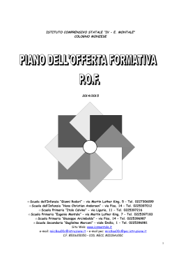 Piano Offerta Formativa 2014-2015