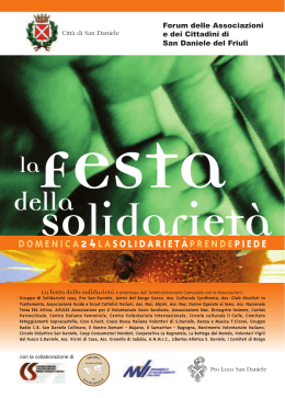 la Festa della Solidarietà - Comunità Collinare del Friuli