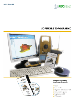 Brochure Software Meridiana - PDF