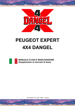 PEUGEOT EXPERT 4X4 DANGEL