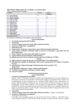 verbale 13.7.2015 - Ordine Avvocati di Rimini