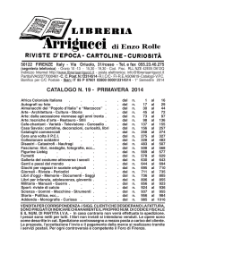 catalogo n. 19 - libreriaarrigucci.it