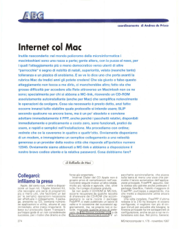 Internet col Mac