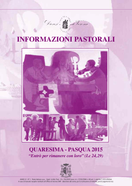 informazioni pastorali