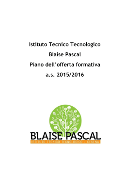 POF 2015/2016 - ITT Blaise Pascal Cesena