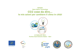 CO2 cose da dire… - Biblioteca del Consiglio Regionale della Puglia