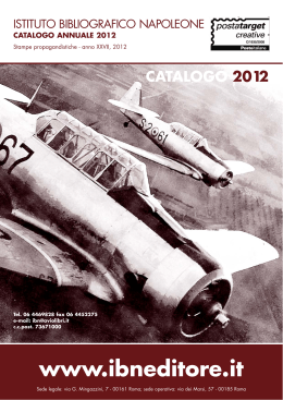 CATALOGO 2012 www.ibneditore.it