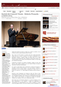 Società dei Concerti Trieste - Roberto Prosseda - 3