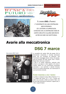 DSG 7 marce - Tecnica Futuro snc