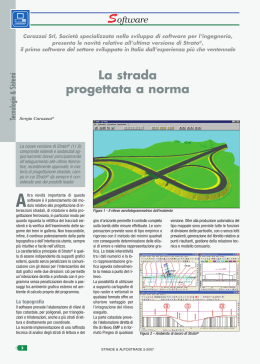 Vai all`articolo - Carazzai Srl topography and design software