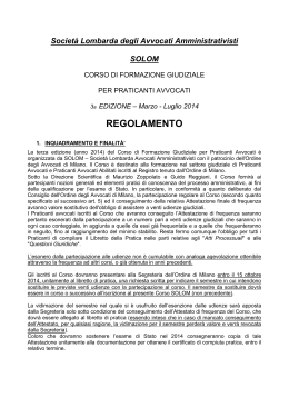 regolamento - Ordine degli Avvocati di Milano