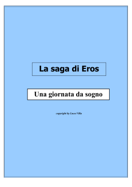 1 - La saga di Eros - Una giornata da sogno