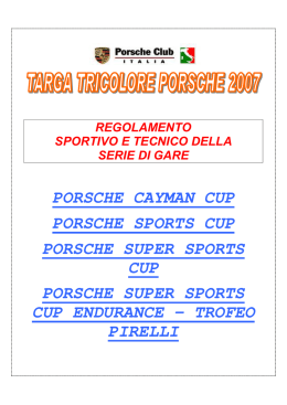 Regolamenti - Motorsport Italia
