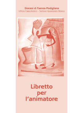 libretto - Diocesi di Faenza - Modigliana Settore per l`Apostolato