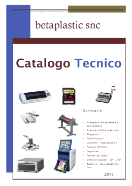 Catalogo Tecnico