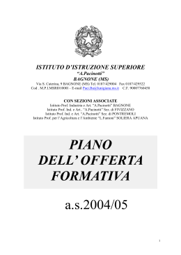 A.S. 2004/05 - IIS Pacinotti