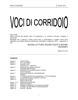 Natale 2011 - Istituto Comprensivo Morozzo