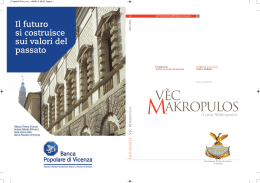 su «Věc Makropulos - Università degli studi di Pavia