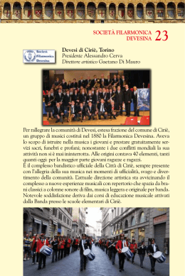 Società Filarmonica Devesina di Ciriè