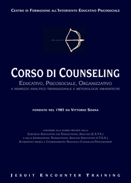 corso di counseling - Jesuit Encounter Training
