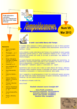 Tempoideanews nr. 07 / marzo 2013