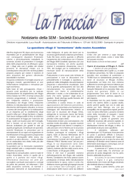 Notiziario n. 39 - Maggio 2006
