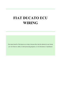 fiat ducato ecu wiring
