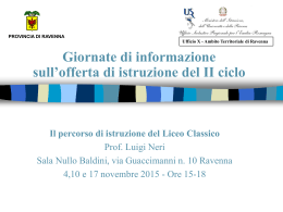 Prof. Luigi Neri - Liceo Classico