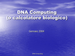 Il computer biologico