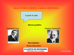 Tommaso Fiore - Histoire-en