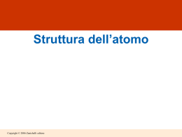 lez.7 - la struttura atomica