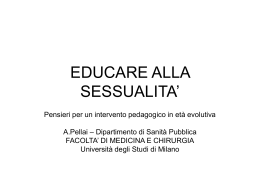 Relazione del Prof. Alberto Pellai